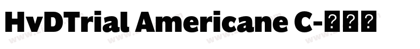 HvDTrial Americane C字体转换